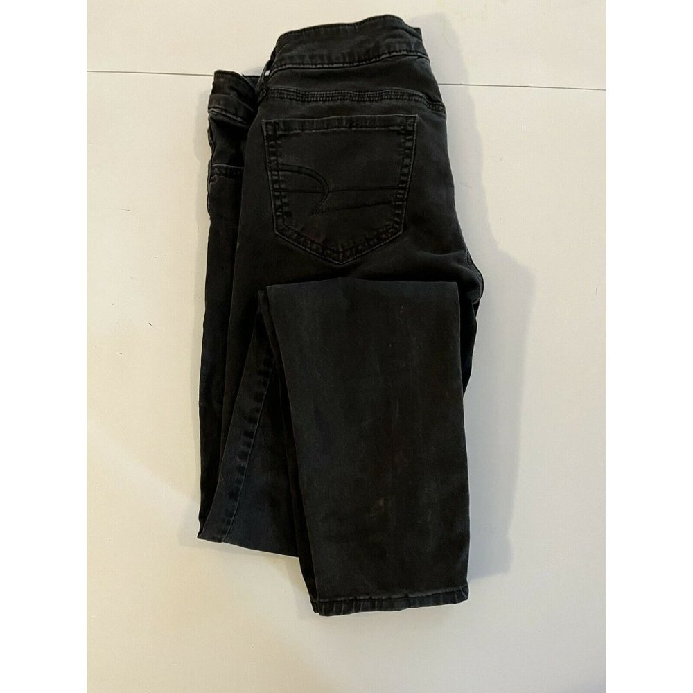 American Eagle, Jeggings, Women’s Black Denim Jeans, Estimated Size 2